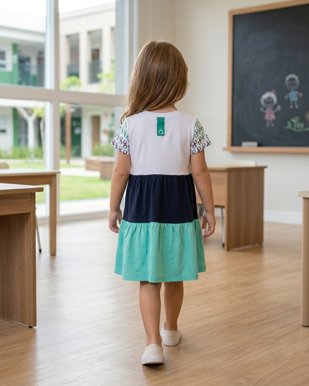 Vestido Uniforme Start Anglo Tricolor